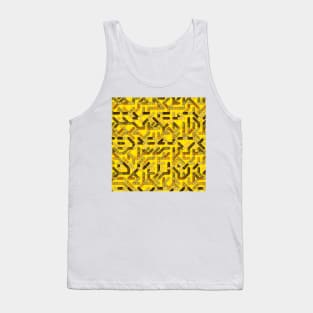 Maze Pattern Tank Top